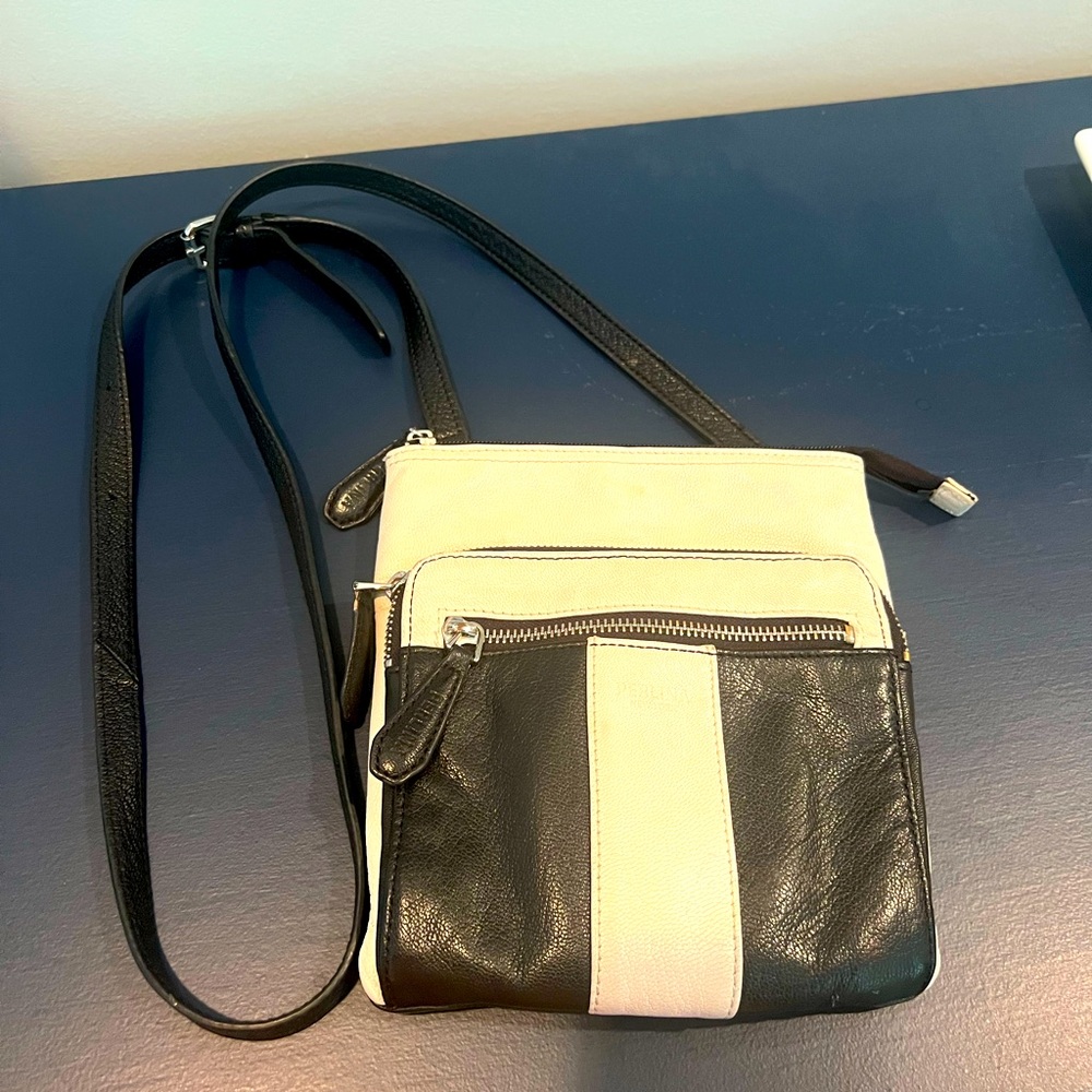 Perlina leather crossbody bag